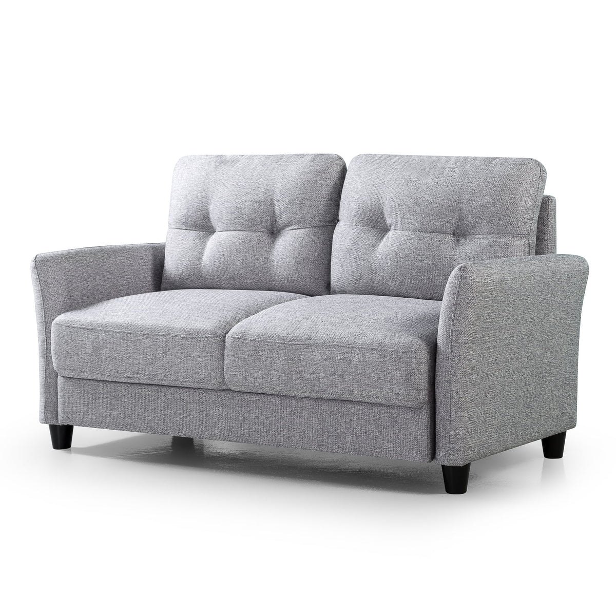 Soft Grey 2-Seater Loveseat R1757