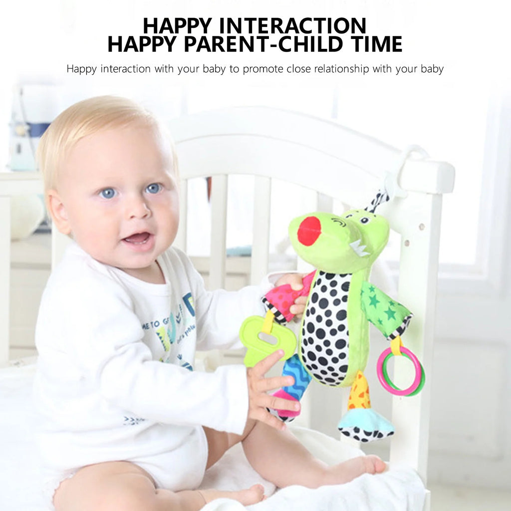 Infant Soft Plush Rattle Hanging Stroller Toys X448
