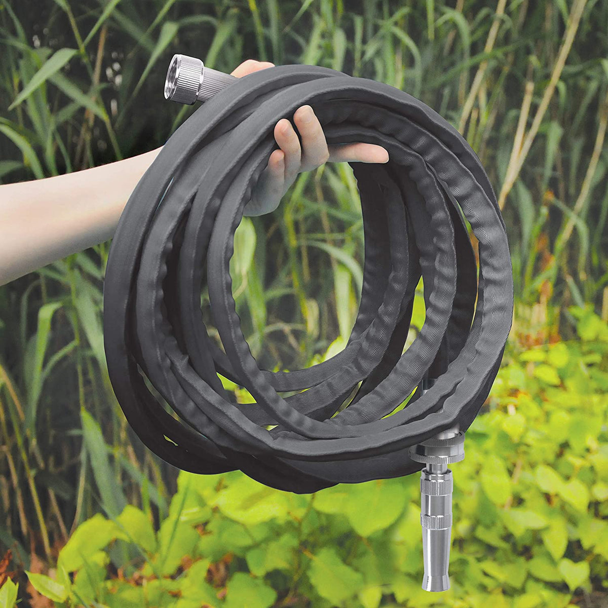 50-Foot Metal Fittings Garden Hose G54880