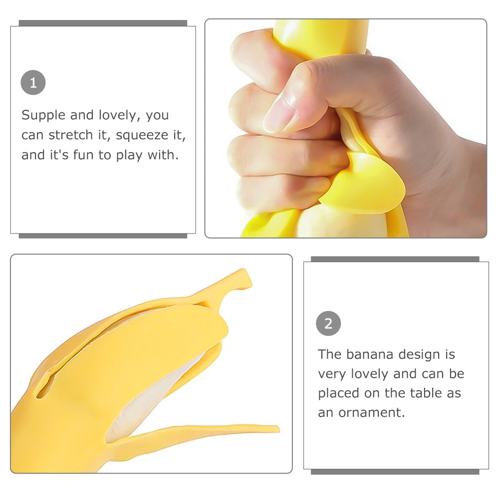 5pcs Banana Squeeze Toys Stress Relief Toys H880