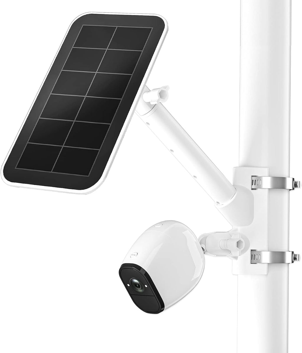 2-in-1 Pole Mounting Bracket for Arlo Solar Panel (Black) I489