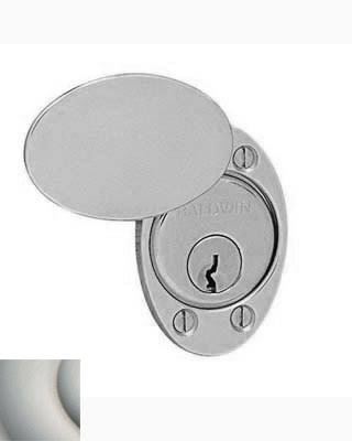Cylinder Lock Cover Plate Satin Nickel K924