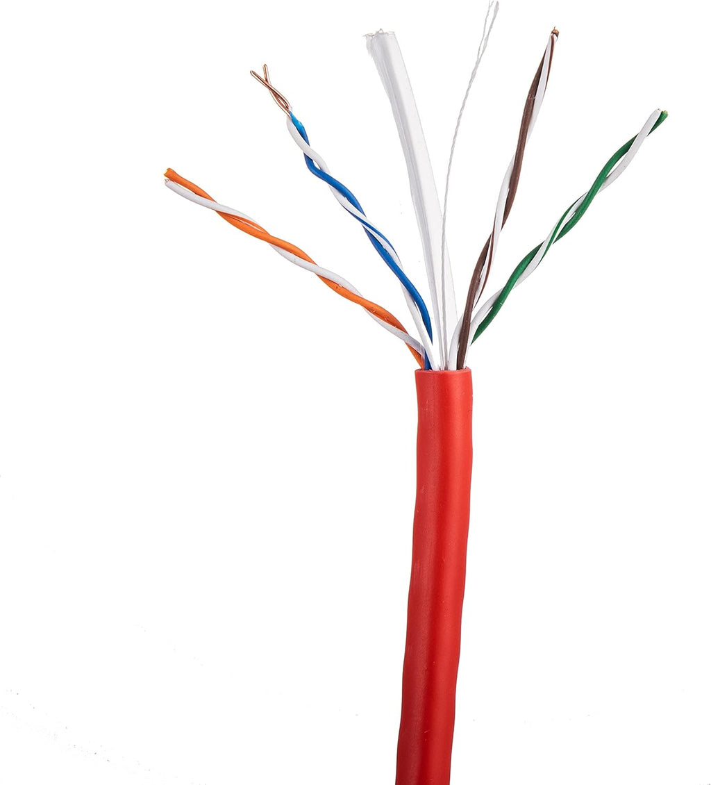 1000ft CAT6 Solid Ethernet UTP 23AWG Network Cable (Orange) W6137