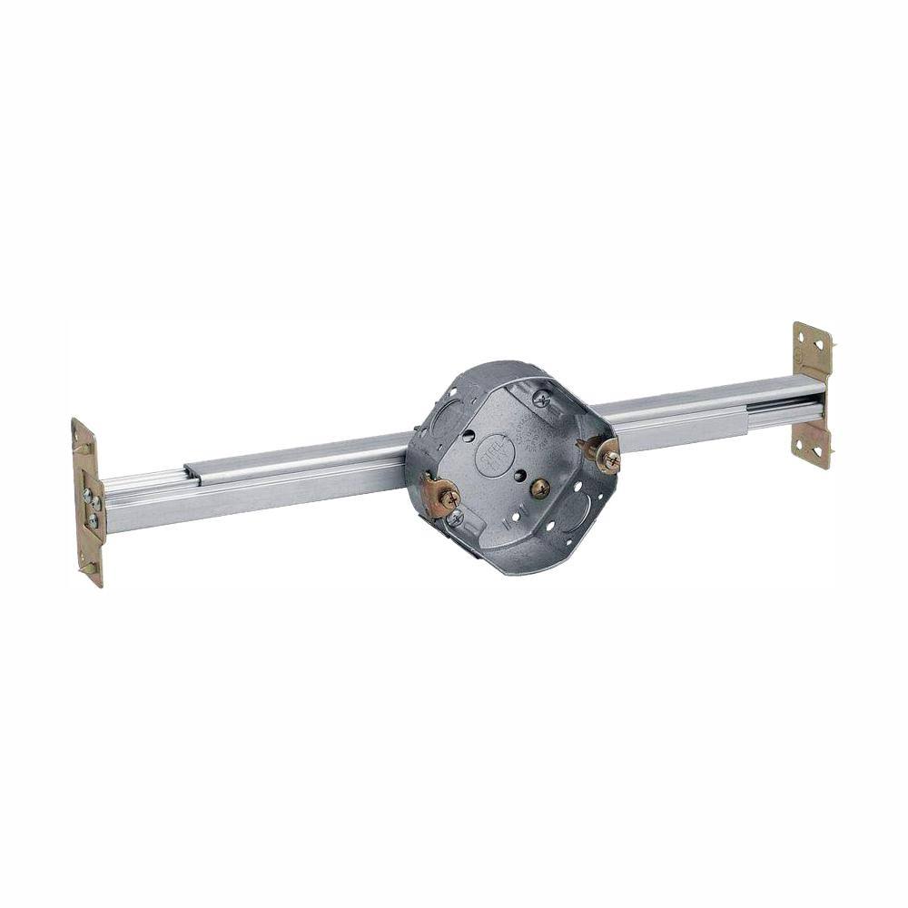 4 in. 15.8 Cu. in. Pre-Galvanized Metal Octagon Ceiling Fan Support Box (Case of 10) L4570