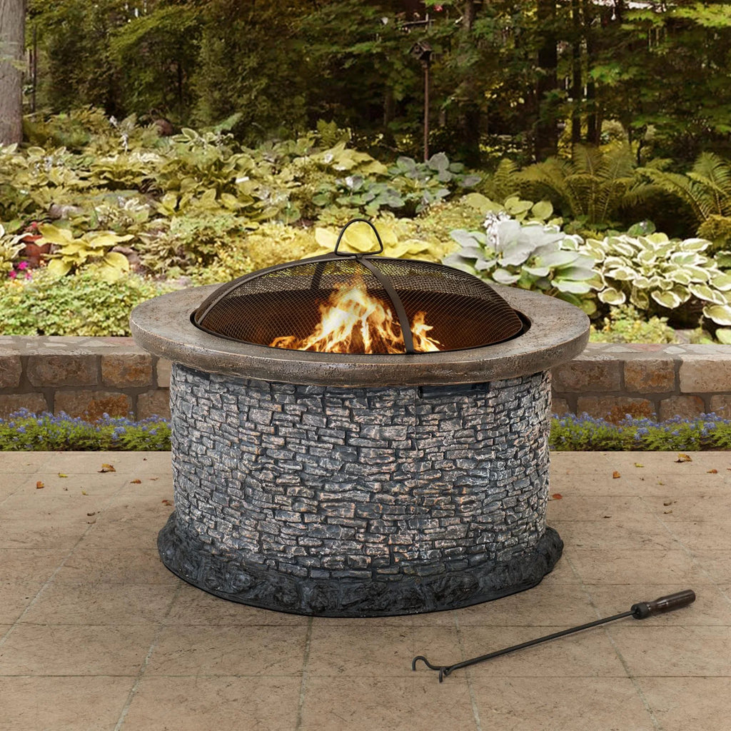 32 in. Round Wood-Burning Fire Pit E207