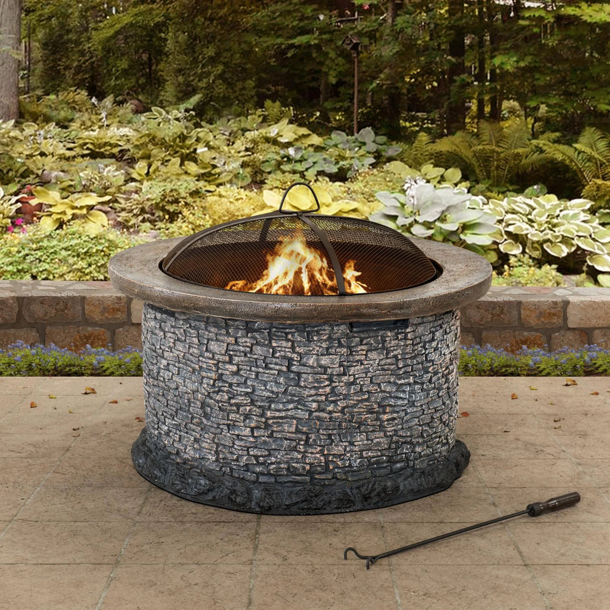 32 in. Round Wood-Burning Fire Pit E207
