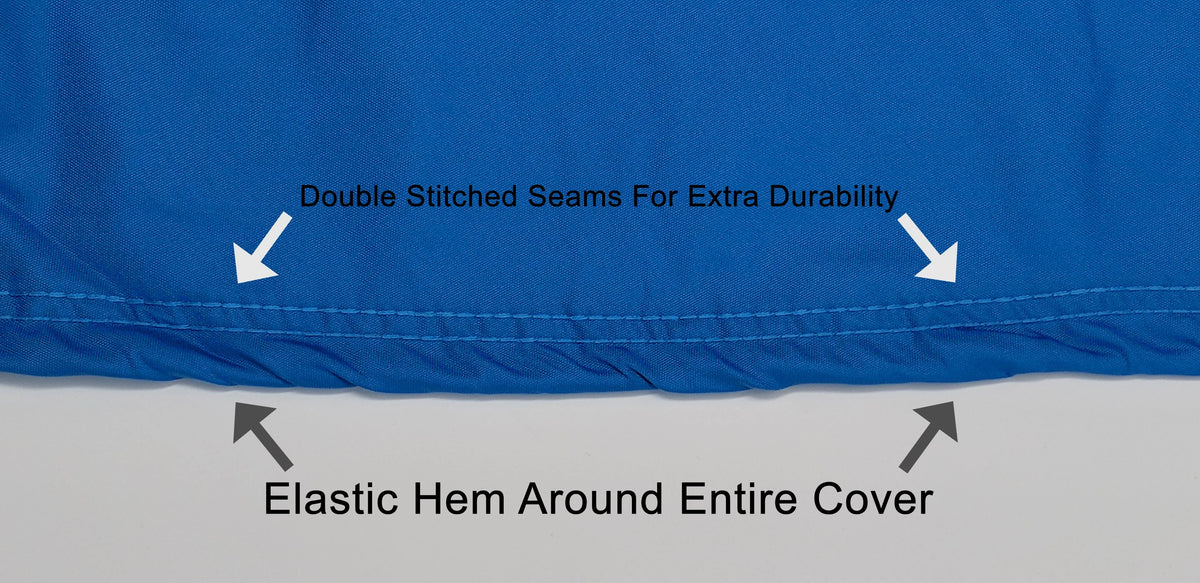 Jet Ski Cover Blue Black Trailerable with Trailer Straps and Storage Bag H7103