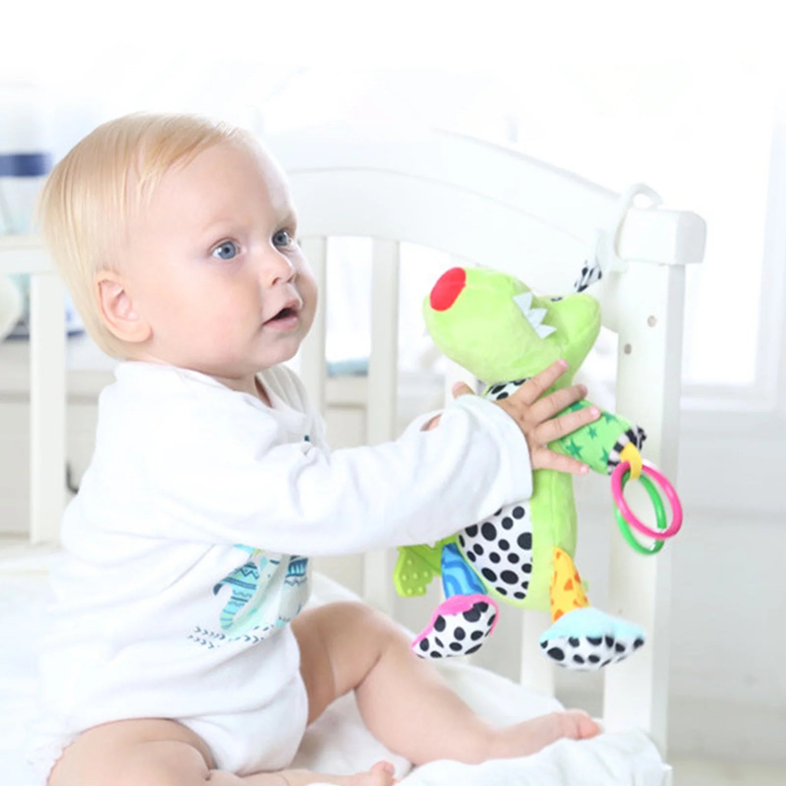 Infant Soft Plush Rattle Hanging Stroller Toys X448