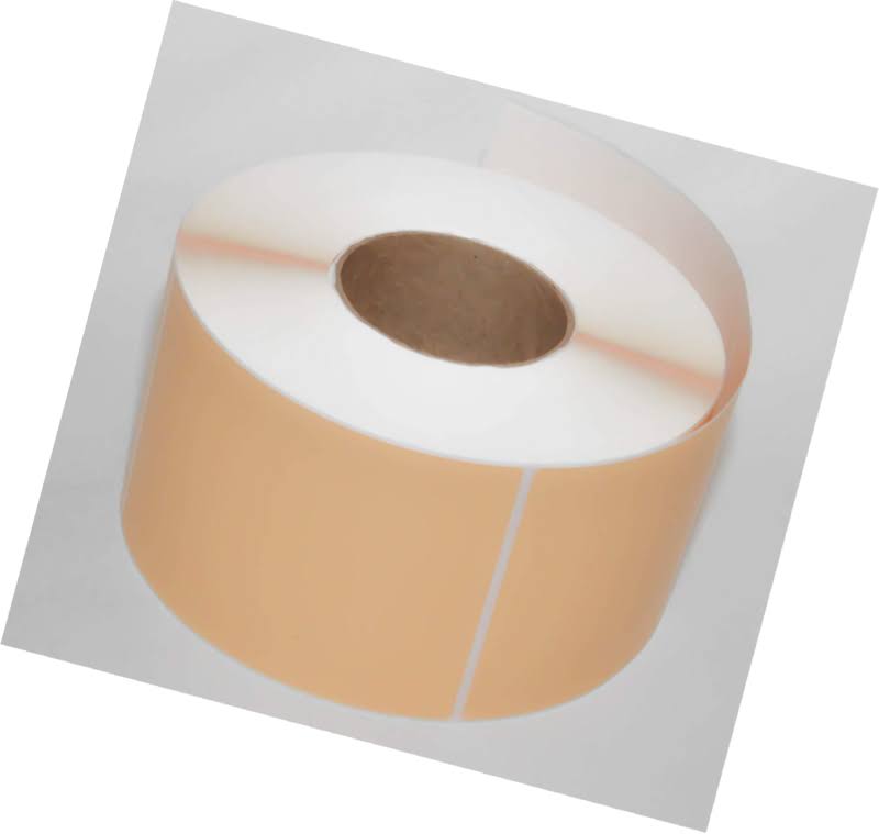 4x22 x 6x22 Pastel Orange Thermal Transfer Labels G18491