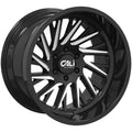 20x12 8x170 Black Milled Wheel D307937