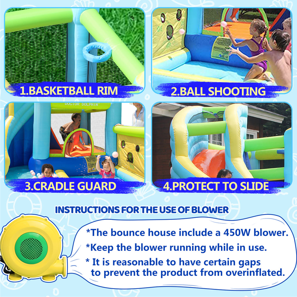 Inflatable Water Park Bounce House with Blower X121