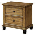 2 Drawer Nightstand in Dark Oak O793