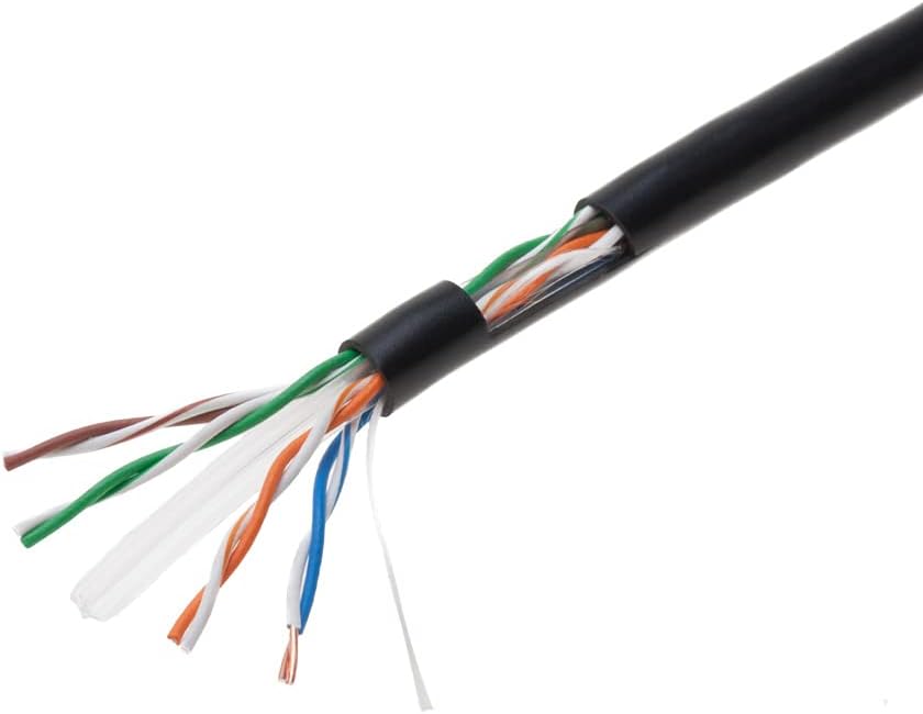 1000ft CAT6 Solid Ethernet UTP 23AWG Network Cable (Orange) W6137