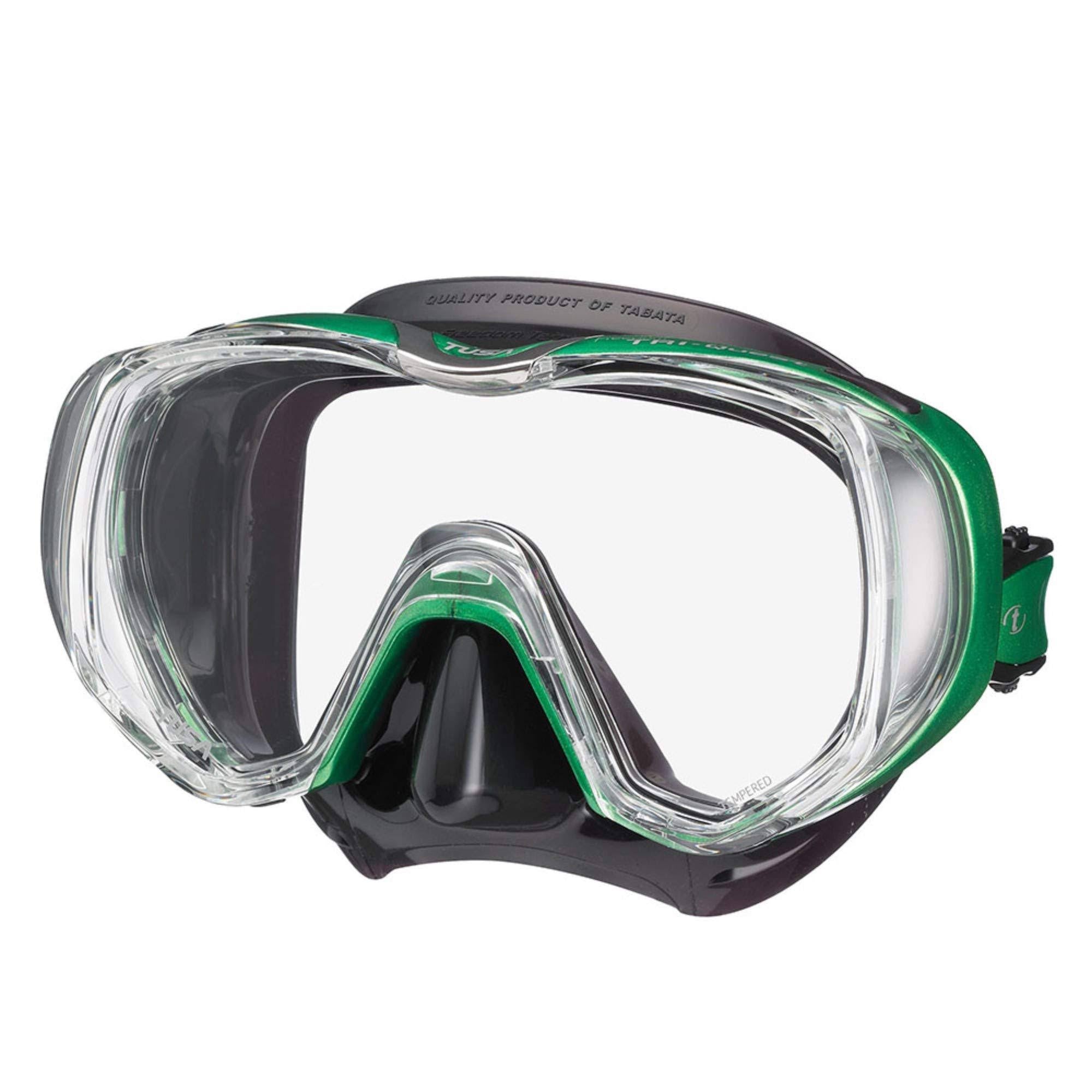Black/Energy Green Tri-Quest Mask U3778