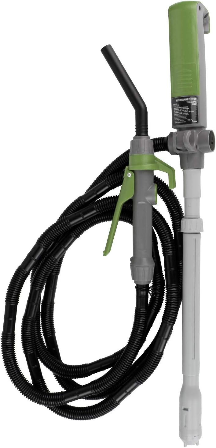 Rechargeable Battery Powered Fuel Transfer Pump with 5 FT Hose O28899