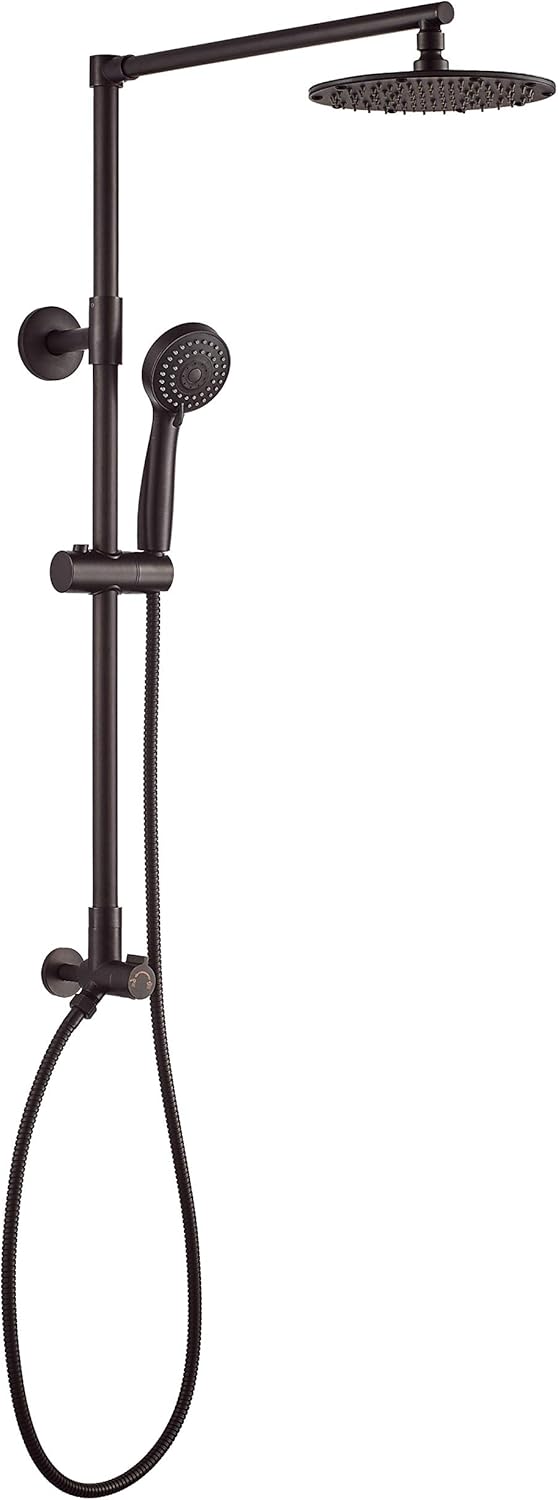 3-Setting Handheld Shower Combo with Slide Bar, Chrome P723