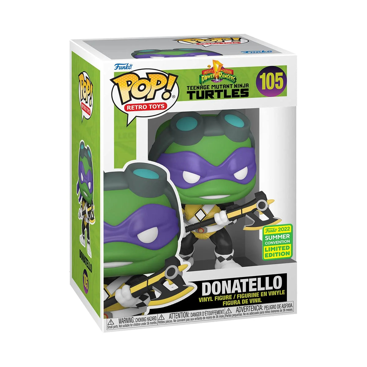 Black Power Ranger Retro Toys Pop! Vinyl Figure D1740