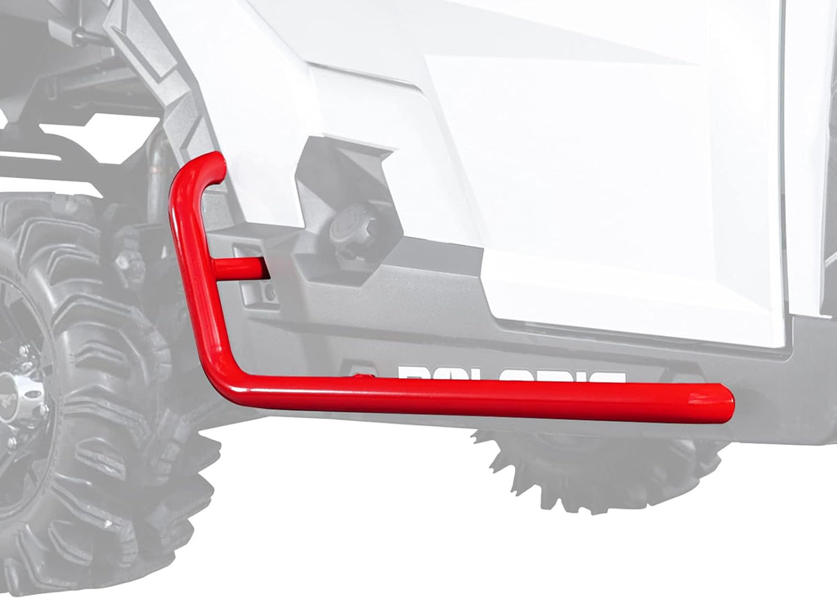 Red Heavy-Duty Nerf Bars / Rock Sliders with 1.75” Diameter Tubing C413