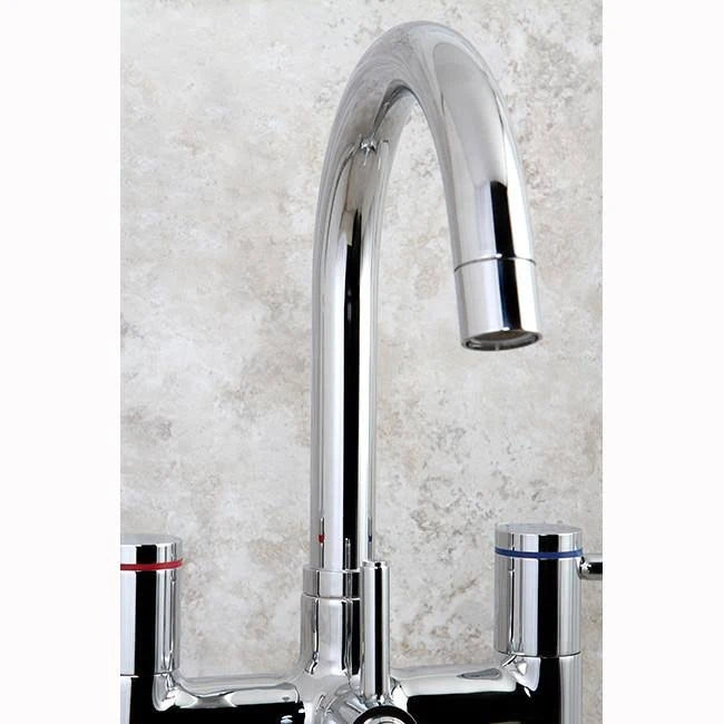 Floor Mount Tub Filler with Hand Shower Oil Rubbed Bronze X4376