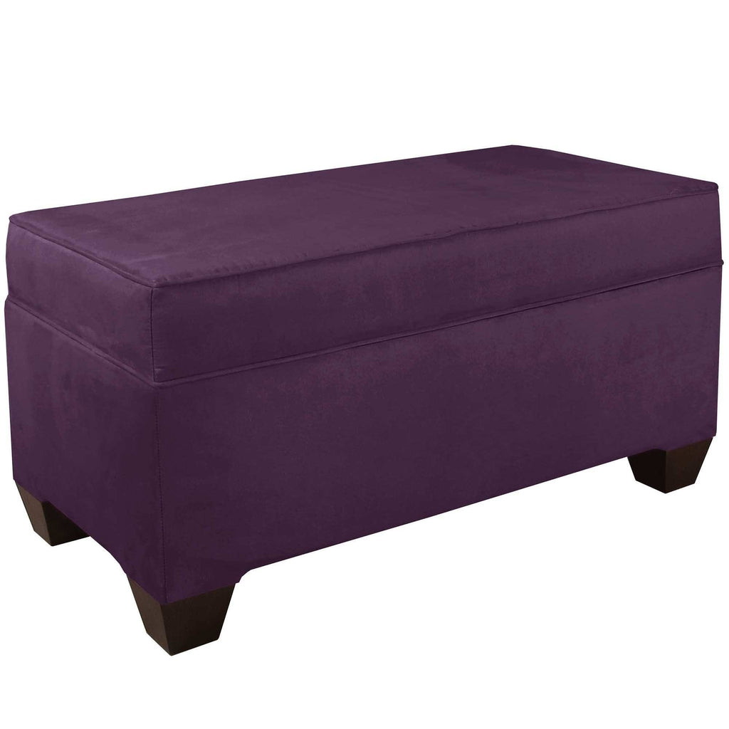 Velvet Storage Bench B17828