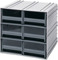 6 Blue Drawers Storage Cabinet X25881