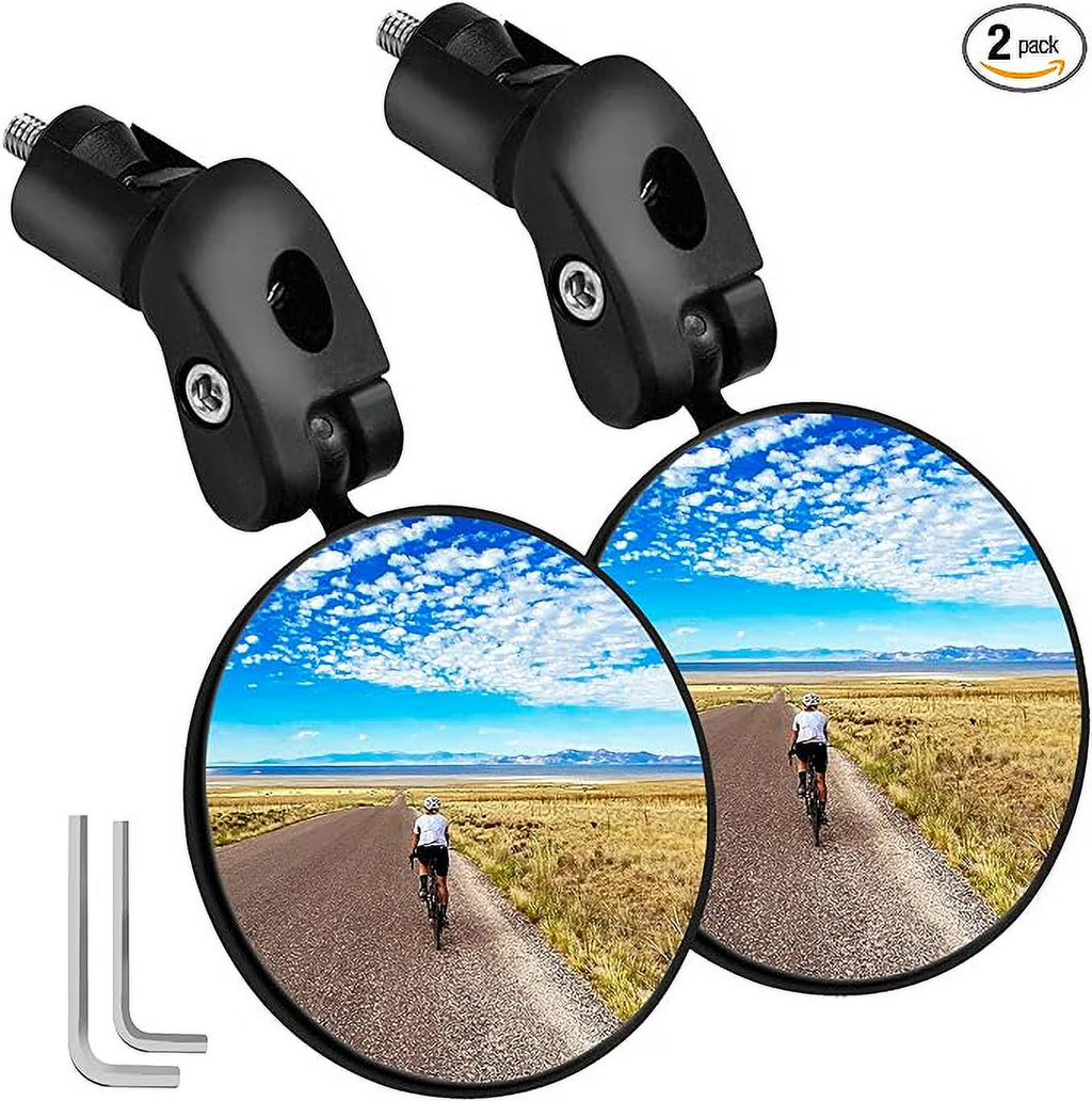 2Pcs Adjustable Bicycle Rear View Mirror H20727
