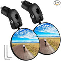 2Pcs Adjustable Bicycle Rear View Mirror H20727