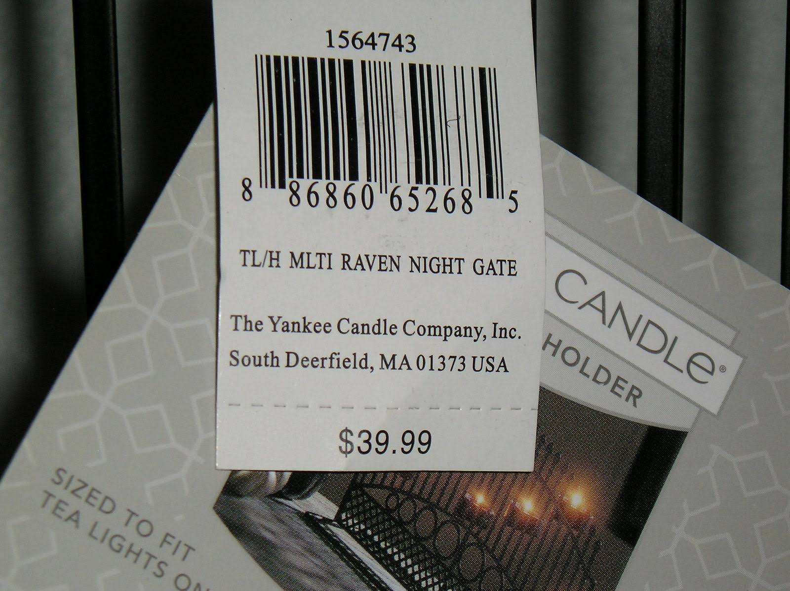 Raven Night Gate Tea Light Candle Holder K508192