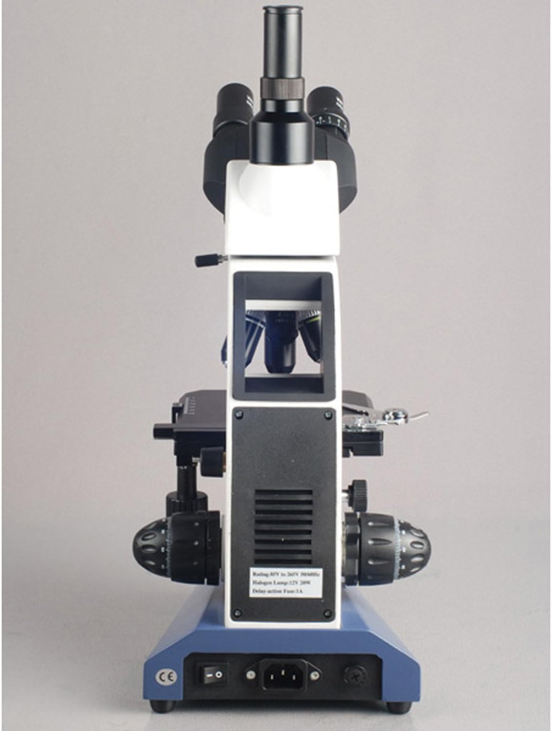 Compound Trinocular Microscope, 40X-2000X Magnification, Halogen Illumination P153058