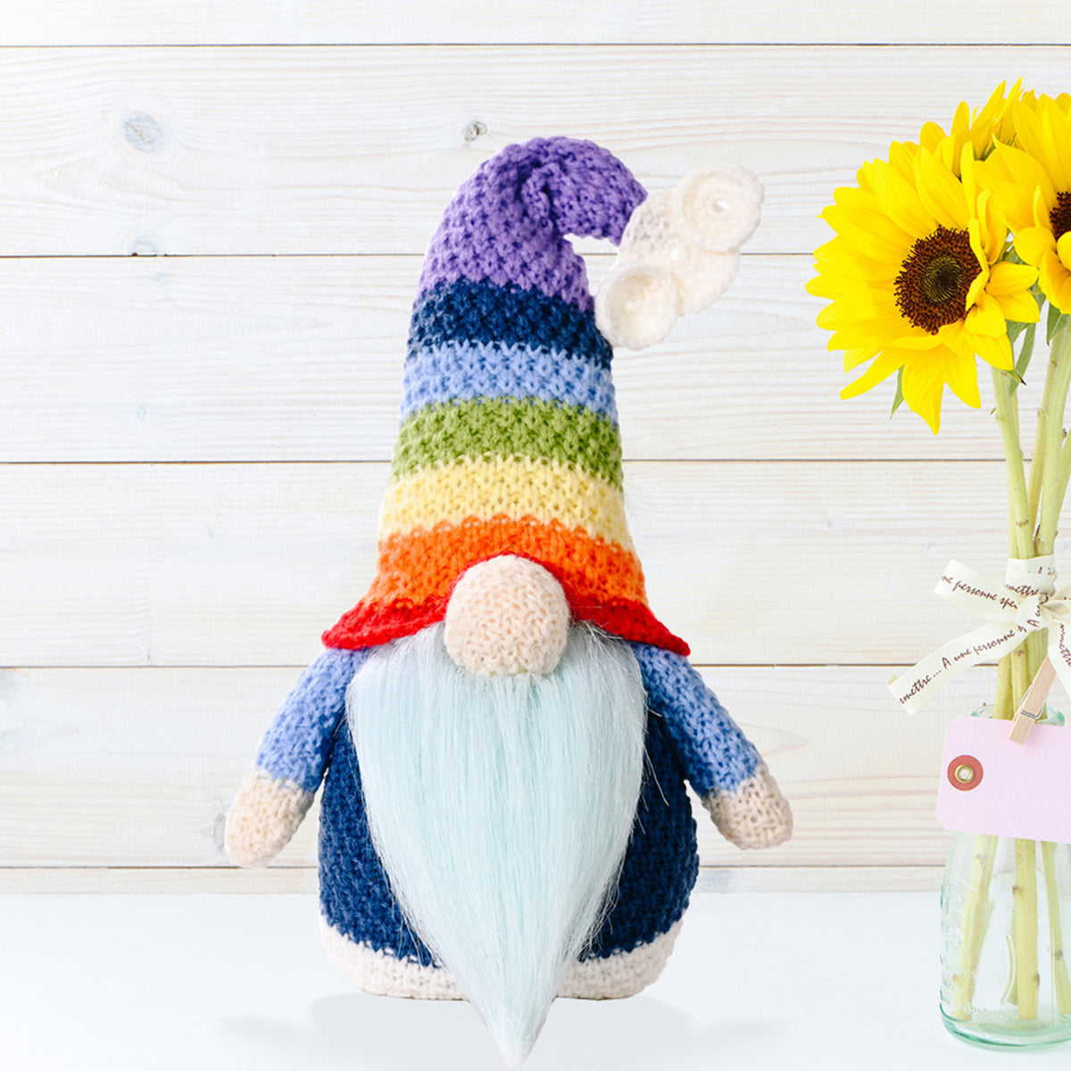 Rainbow Colorful Forest Elf Doll Home Decor B466902