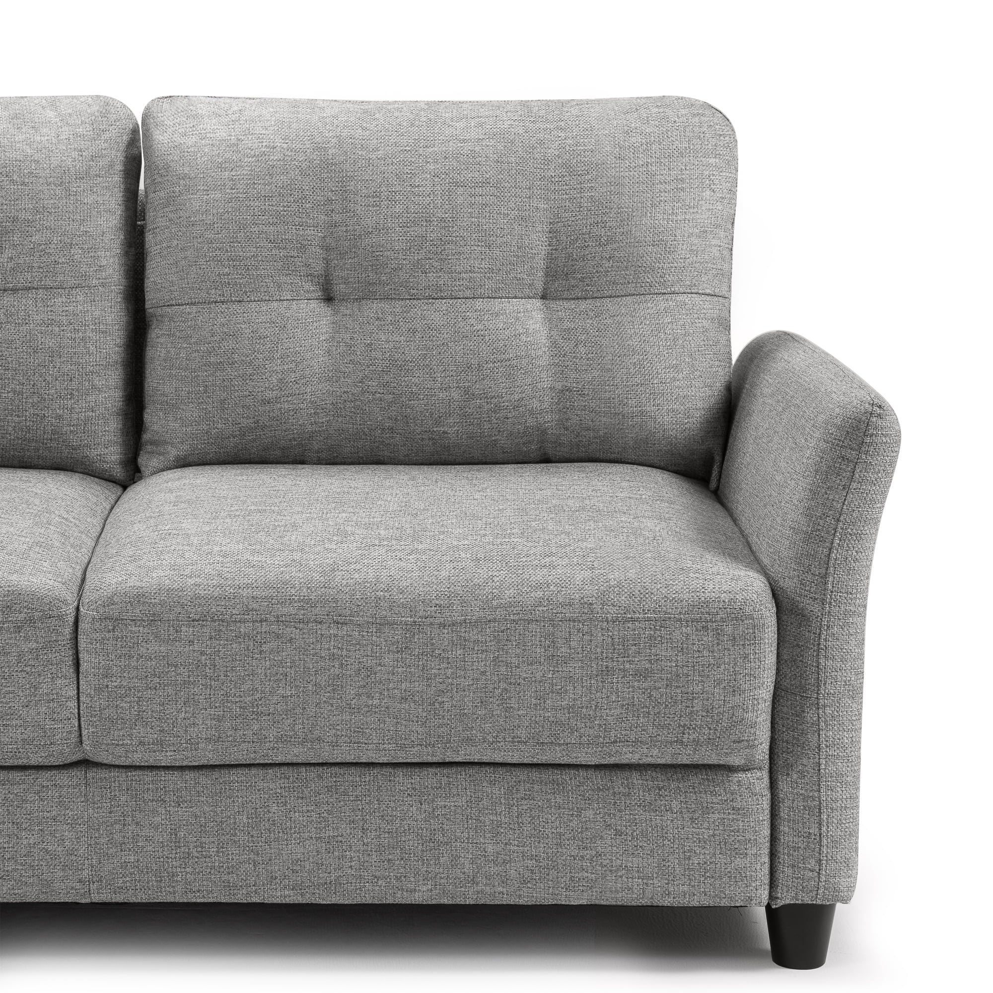 Soft Grey 2-Seater Loveseat R1757