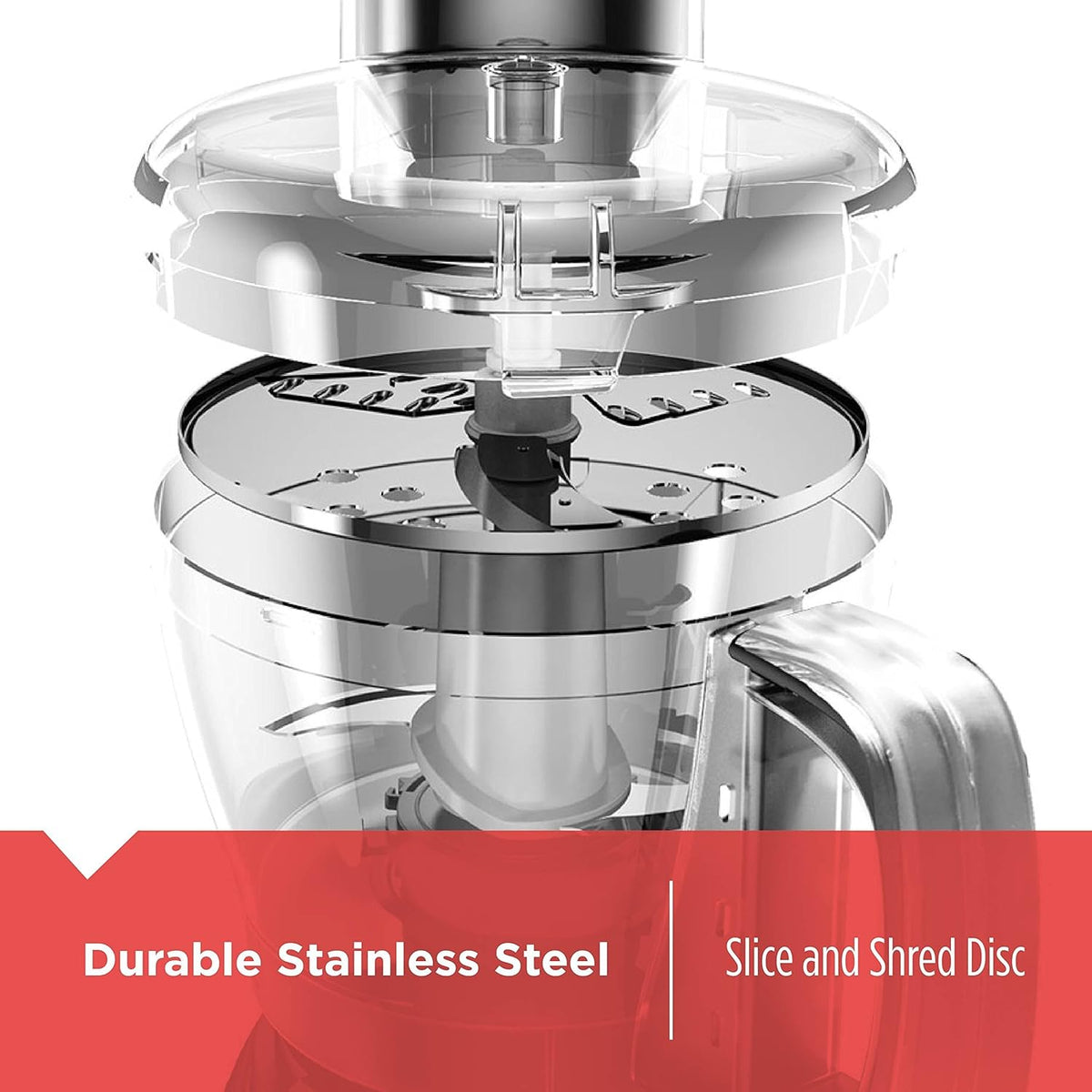 8-Cup Food Processor with Stainless Steel Blade, Black Z657