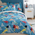 Blue Twin 5 Piece Dinosaur Kids Bedding Set K57146
