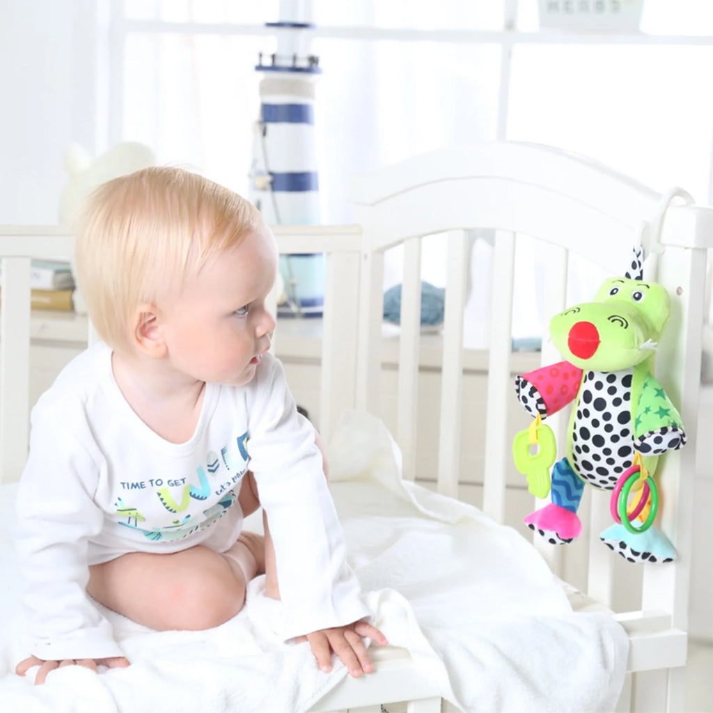 Infant Soft Plush Rattle Hanging Stroller Toys X448