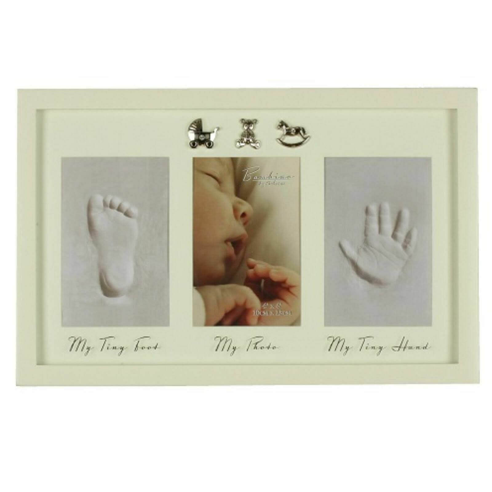 Baby Photo Hand & Foot Cast Kit Frame P35863