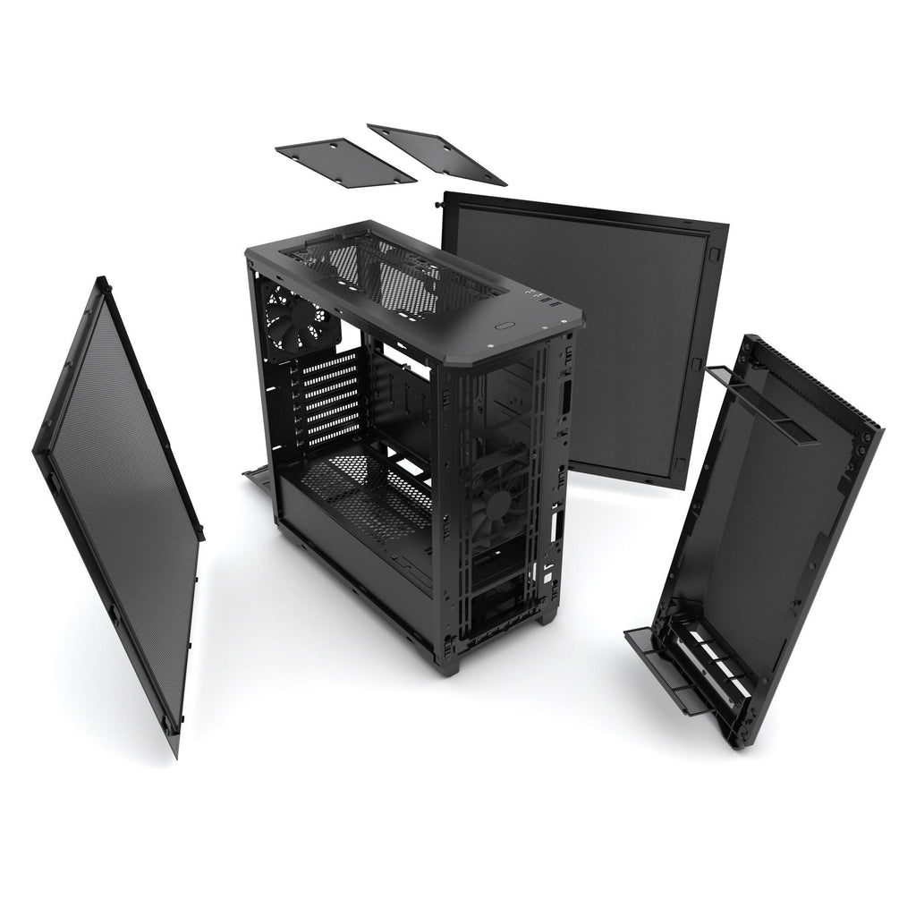 Satin Black Steel ATX Mid Tower Case F5960