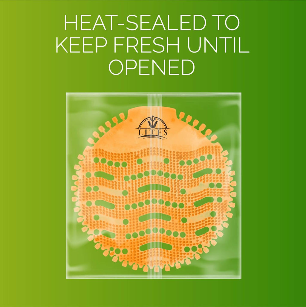 Urinal Screens Deodorizer Orange Scent, 30 Pack O1550