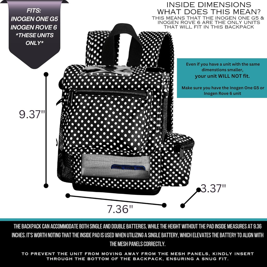 Backpack with padded straps, chest & waist straps P40414