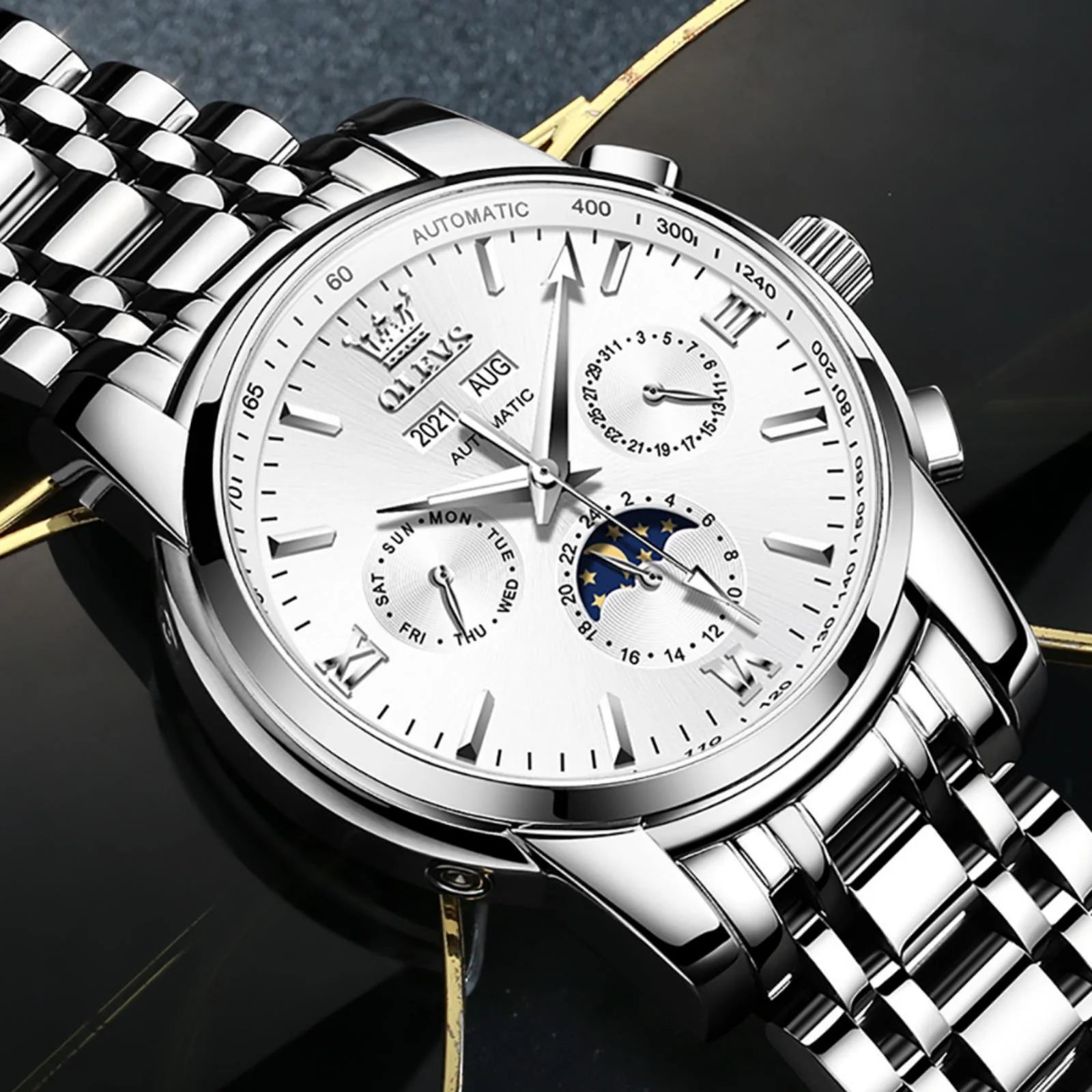 Stainless Steel Automatic Dress Watch M883206