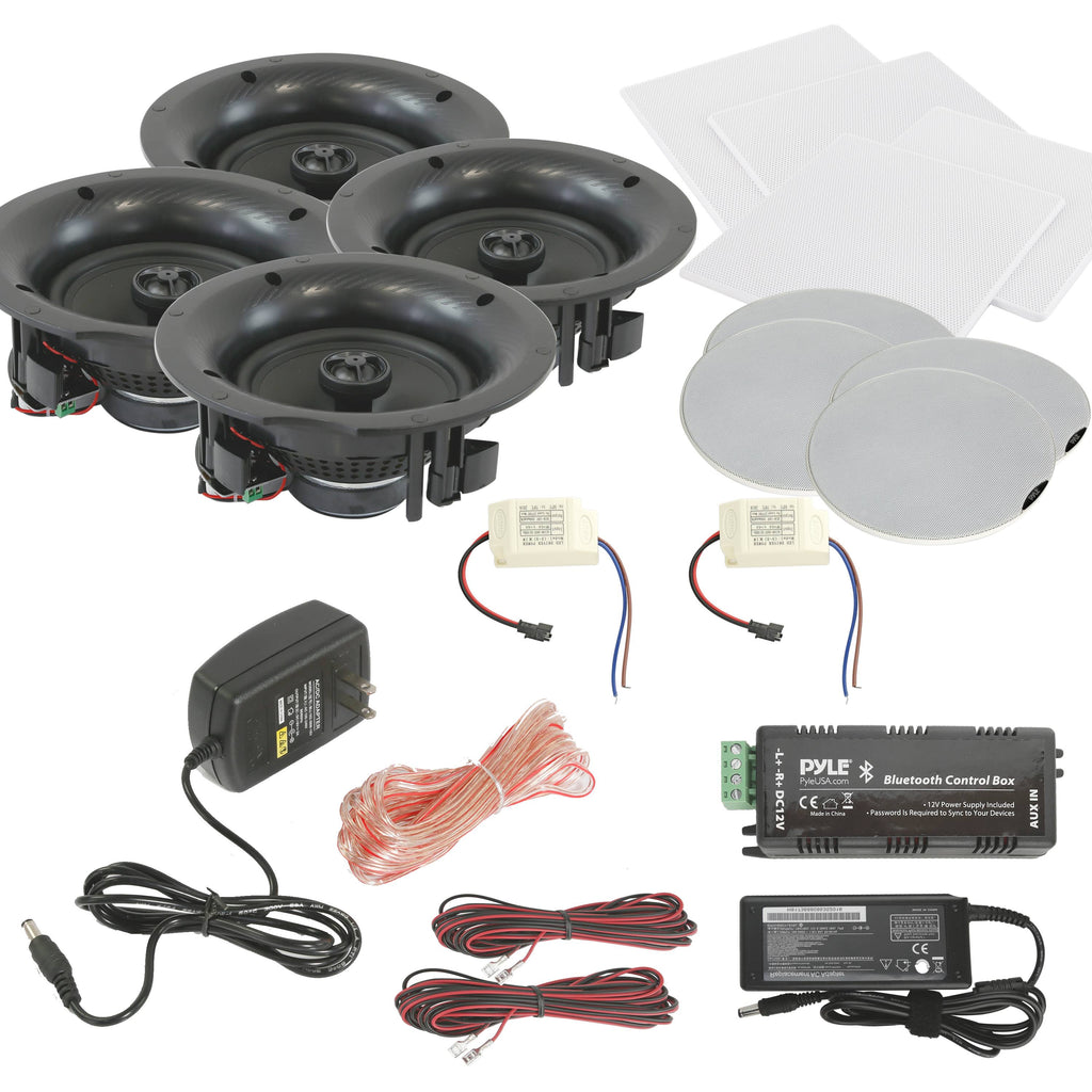 4 Pk Bluetooth Ceiling-Wall Speakers S8595