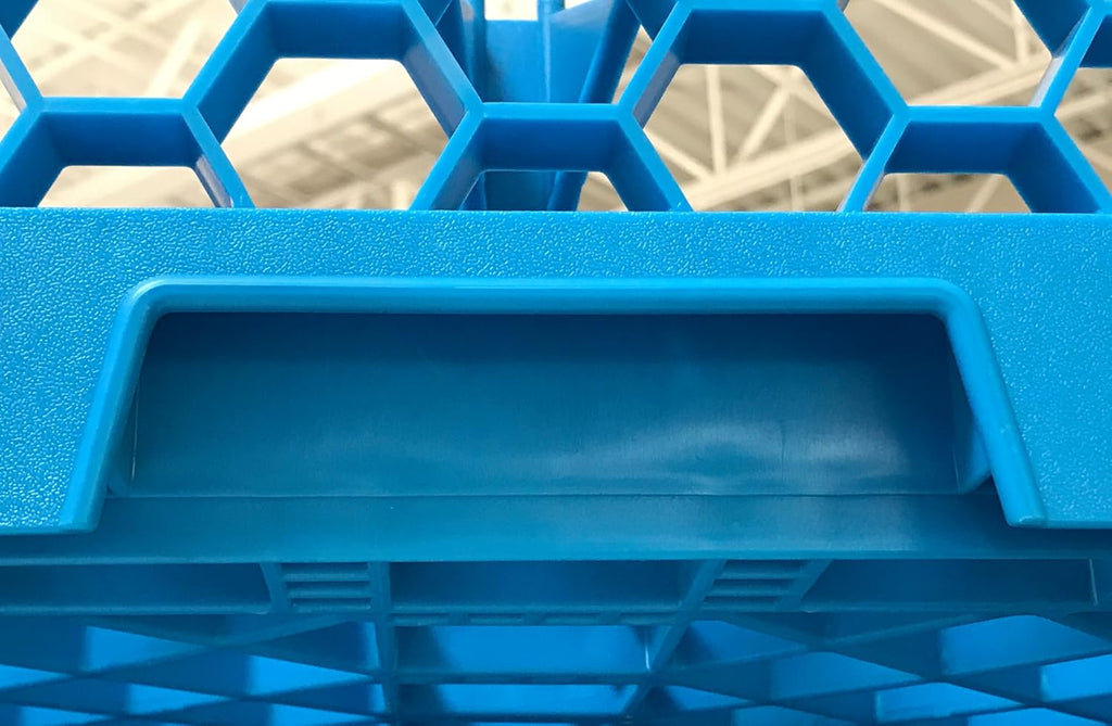 Blue Glass Rack with 1 Extender, Pack of 4 Z24958