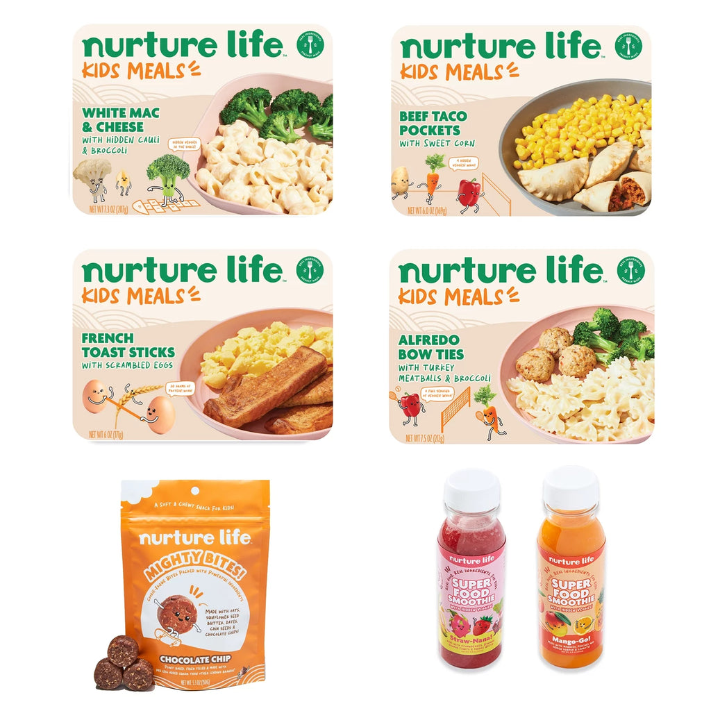 4 Kids Meals with Mac & Cheese, 2 Smoothies & a Snack F27585