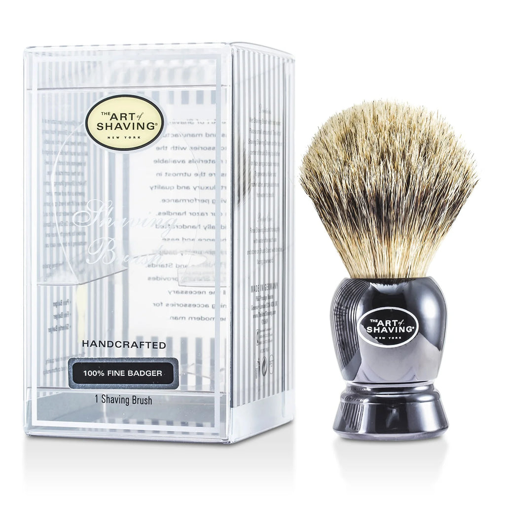 Fine Badger Shaving Brush - Black Q20020