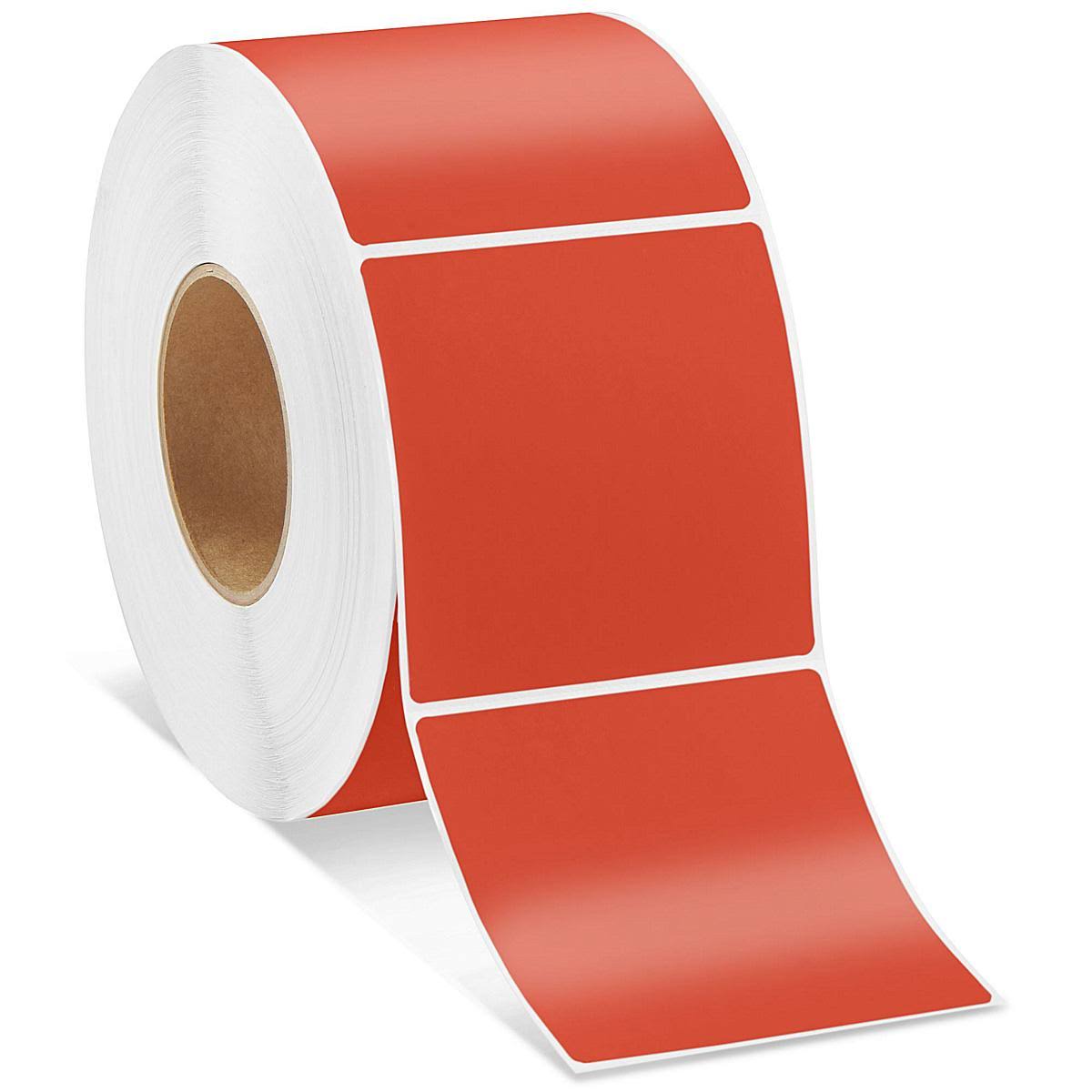 Red 4 x 4 Thermal Transfer Labels M402