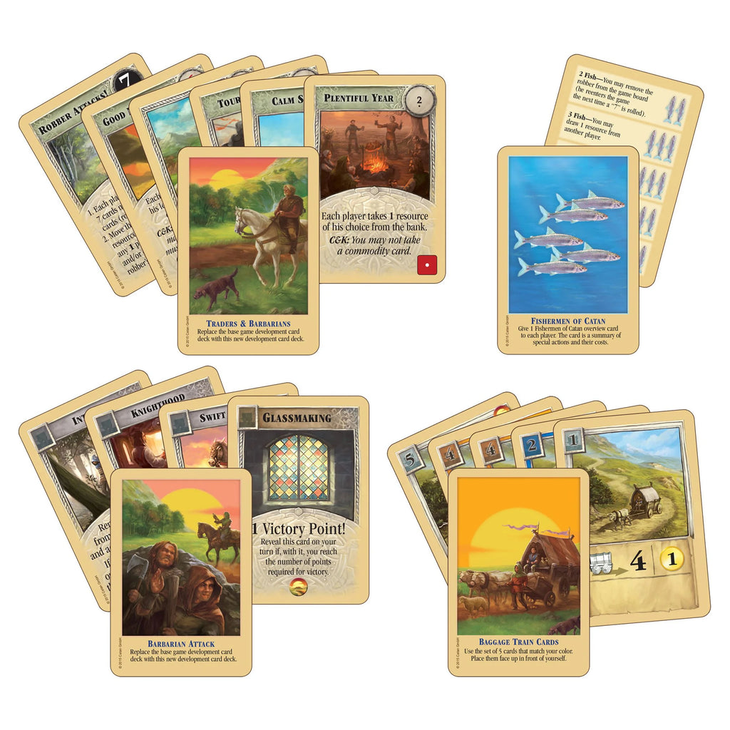 Catan Traders & Barbarians Expansion Board Game W619