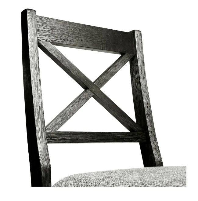 Light Gray Padded Counter Chairs Set of 2 W6034