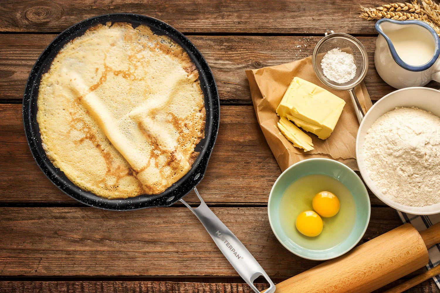 11 in. Non-Stick Crepe Pan with Stainless Steel Handle E61368