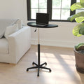 Black Sit to Stand Mobile Laptop Computer Desk Pack of 2 S579952