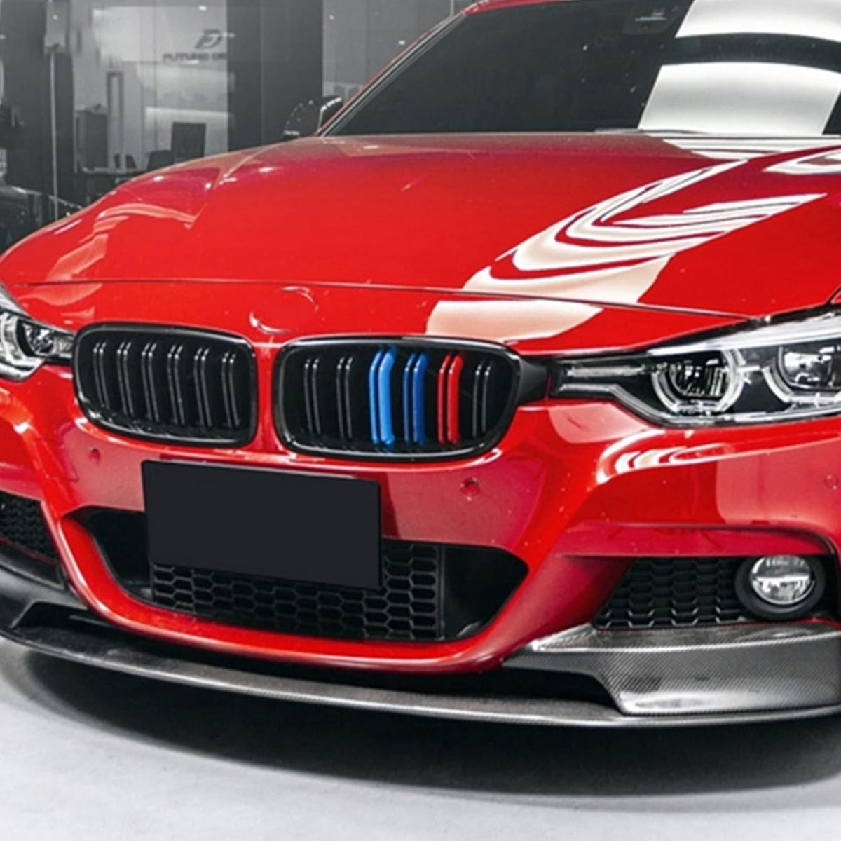 2 Pcs Front Bumper Kidney Grille U388