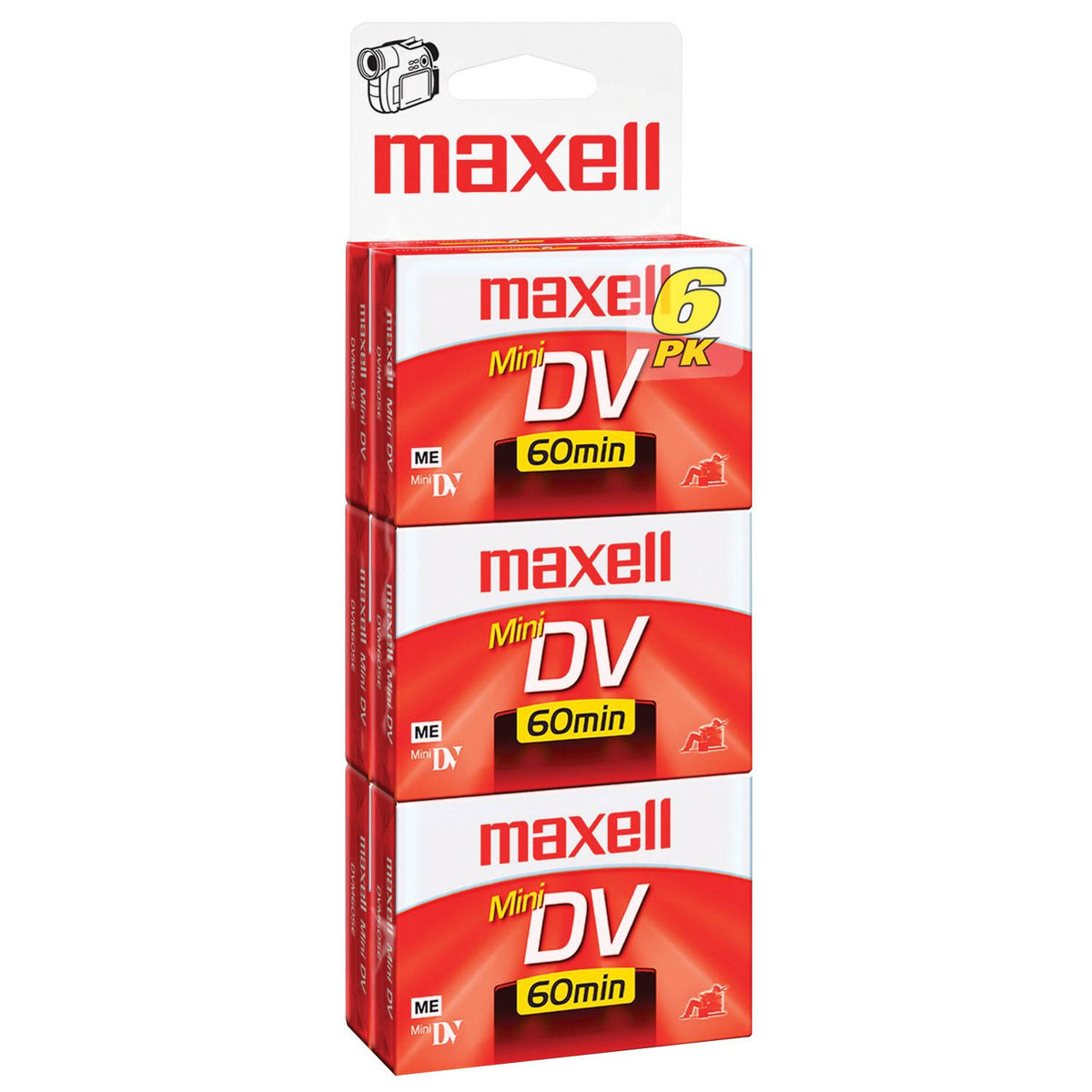 Mini 60 Minute Digital Video Cassettes 6 Pack L507747